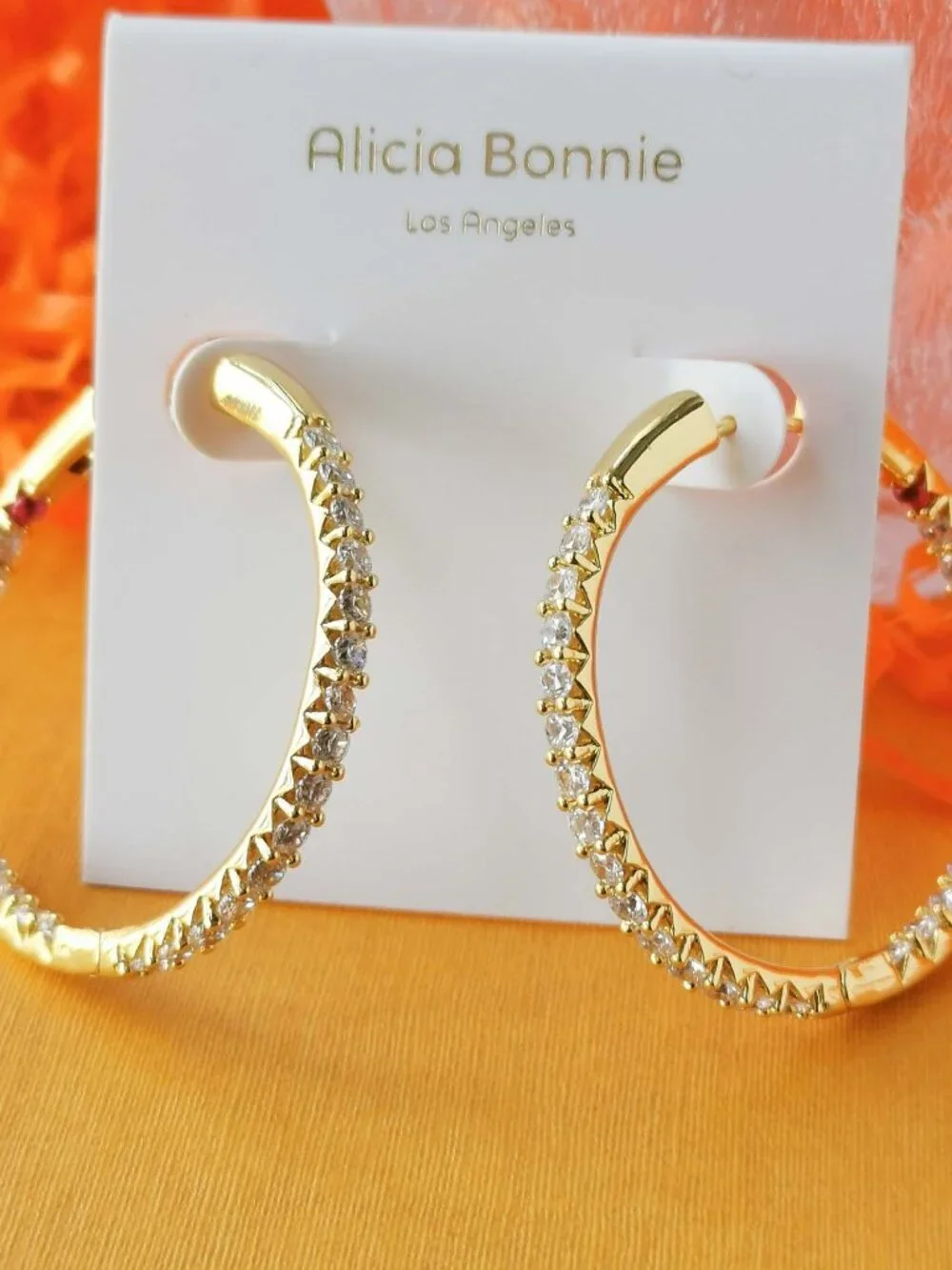 Alicia Bonnie Twinkle Delight Large Hoop Earrings